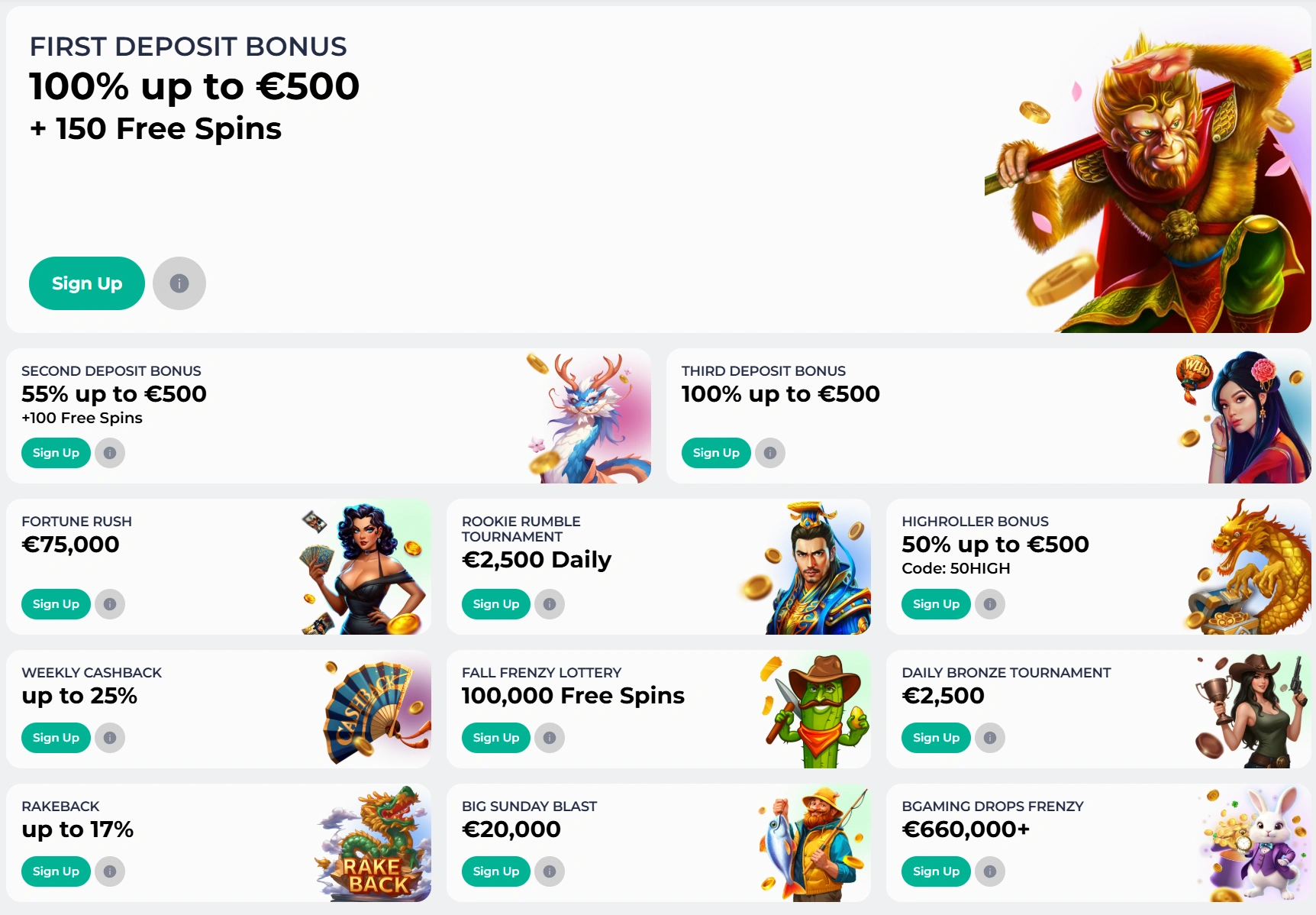 Kinghills Casino Bonuses & Promotions